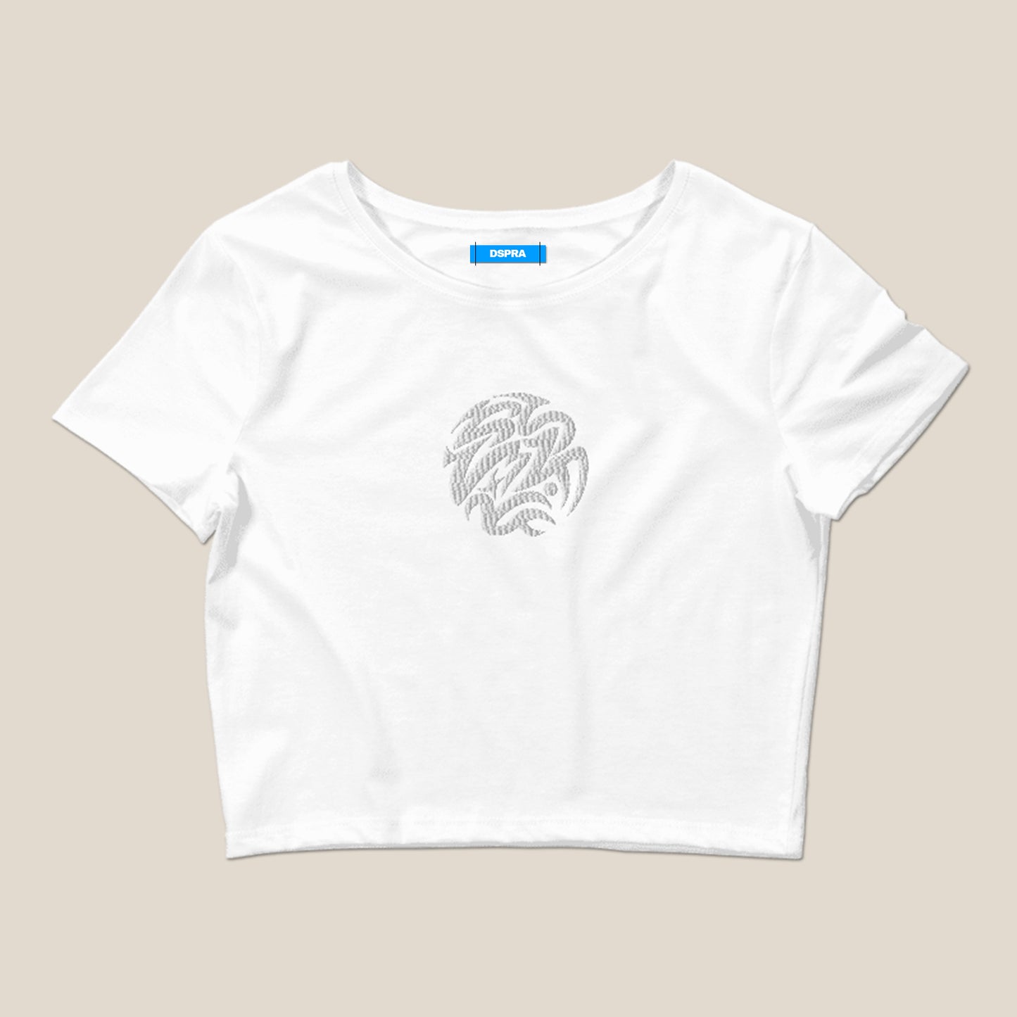The Baybayin Globe Baby Tee – White