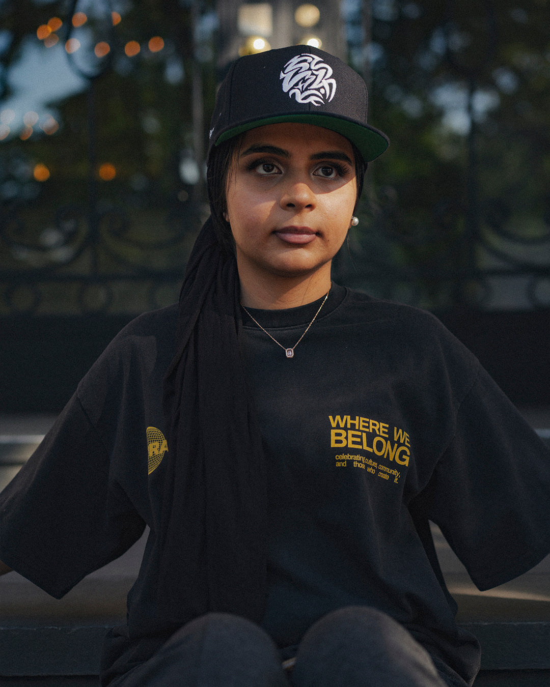 The Baybayin Globe Hat – Black