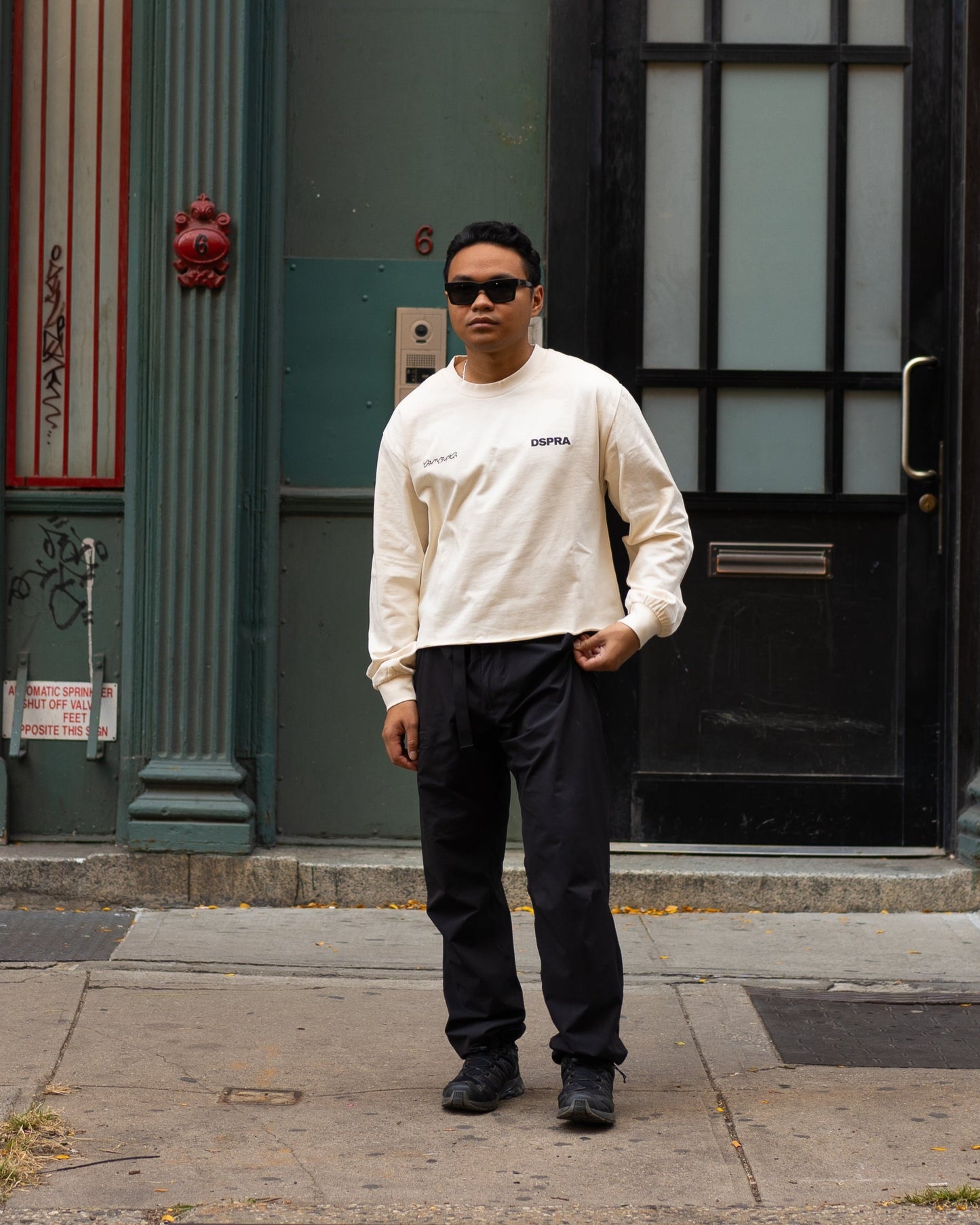 The Duality LS Tee – Bone