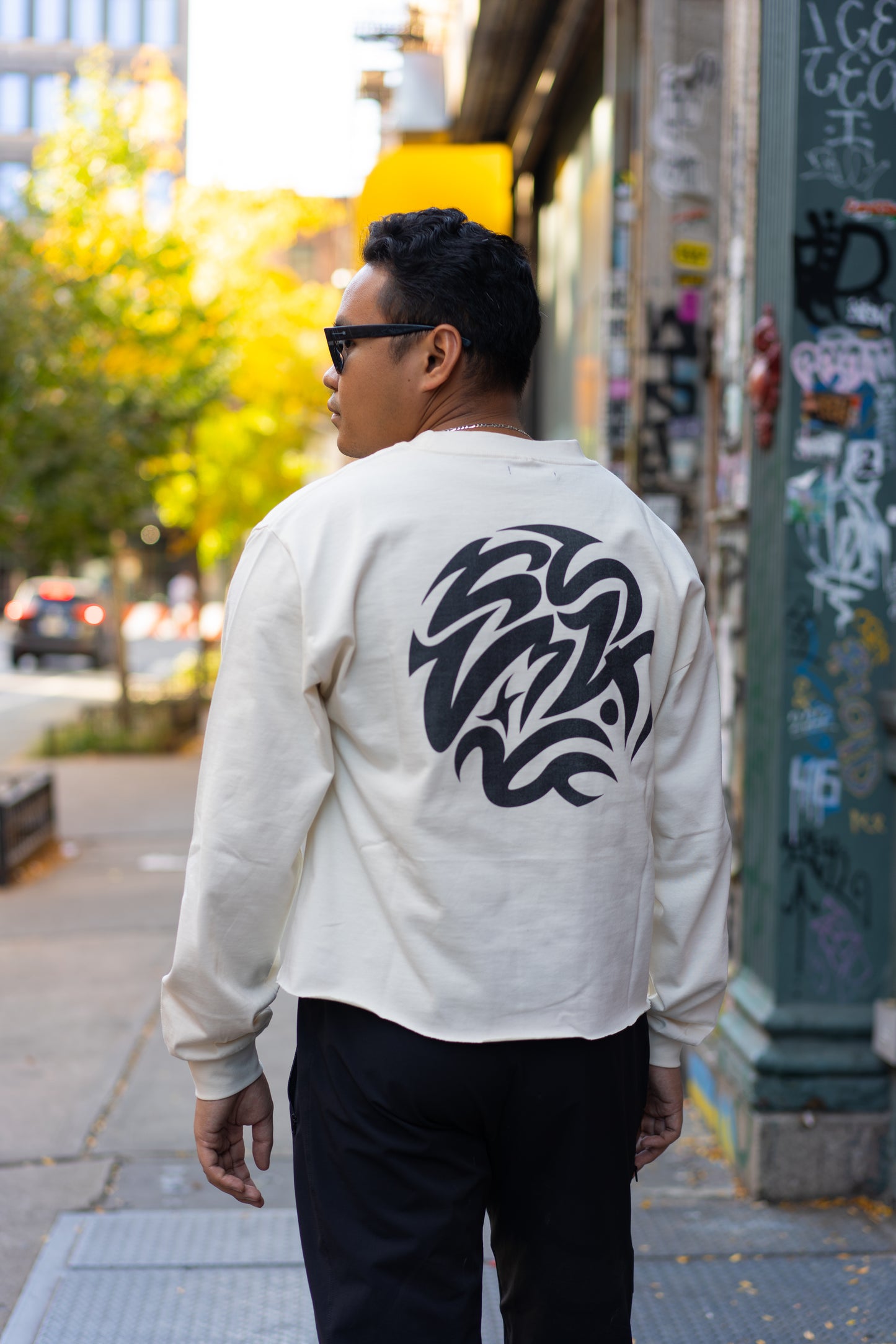 The Duality LS Tee – Bone