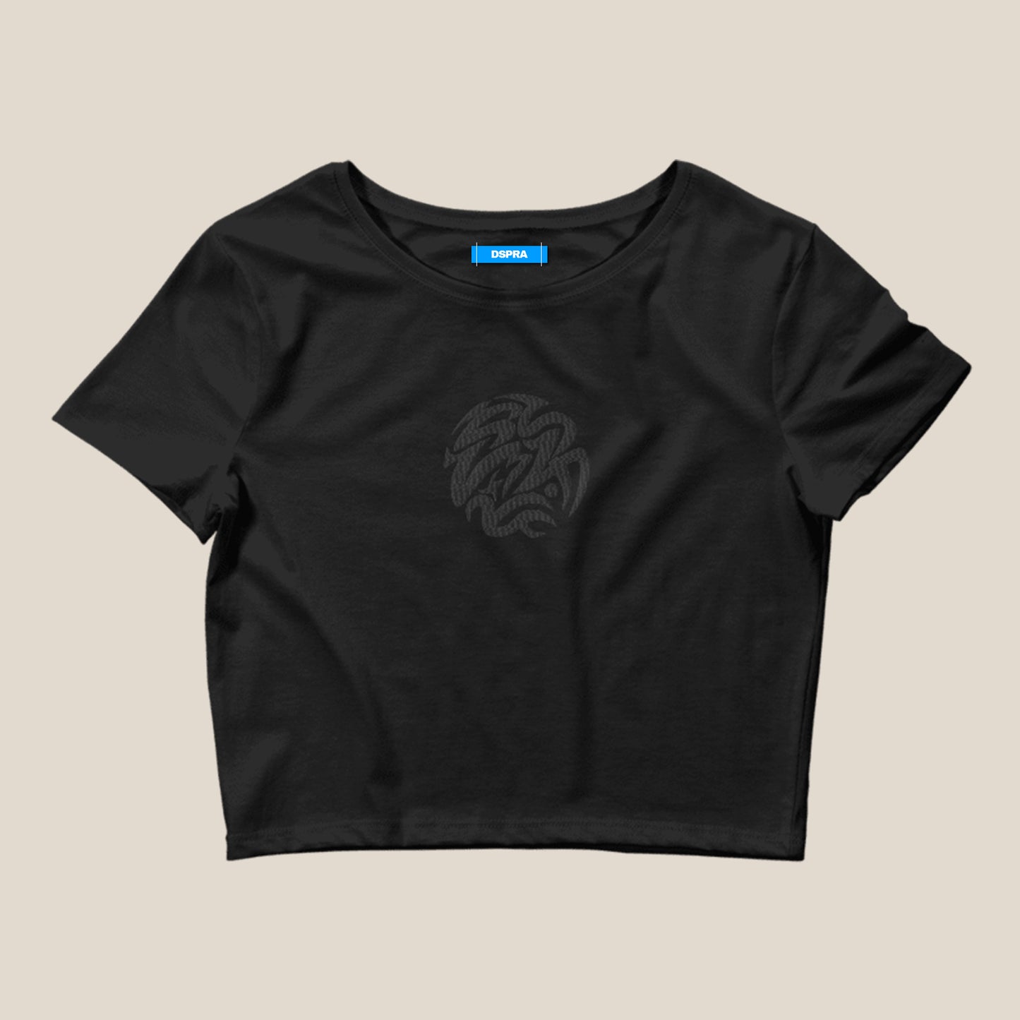 The Baybayin Globe Baby Tee – Black