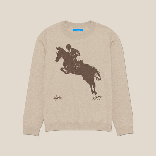 The Equestrian Sweater – Sand