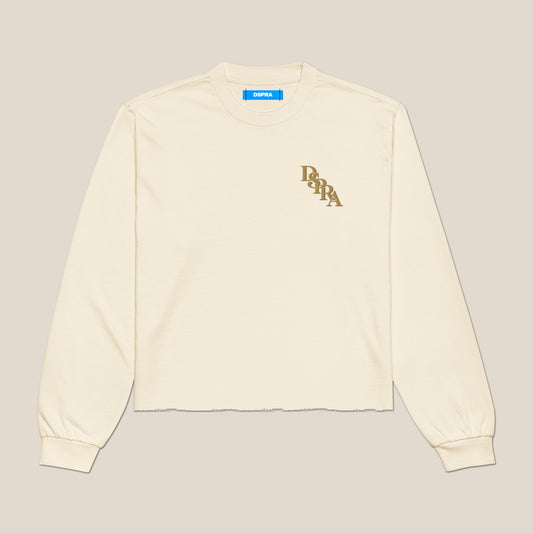 The Garden LS Tee – White Sand