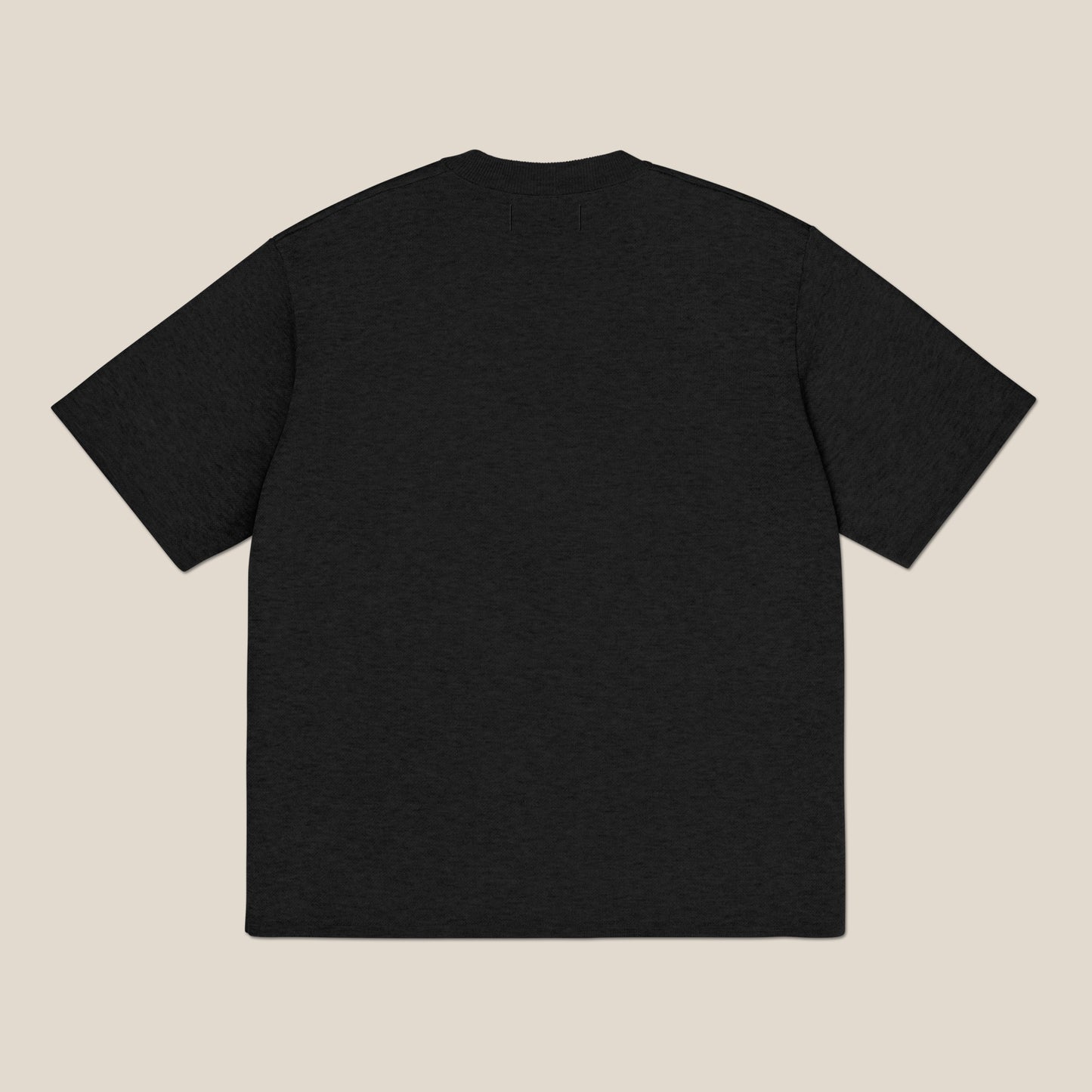 The Inverted Globe Knit Tee – Black