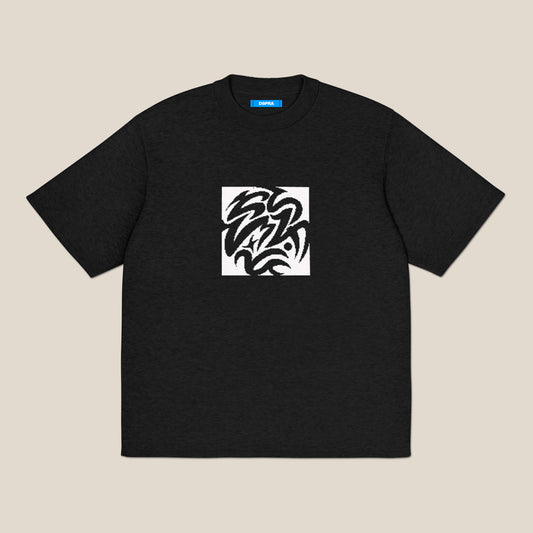 The Inverted Globe Knit Tee – Black