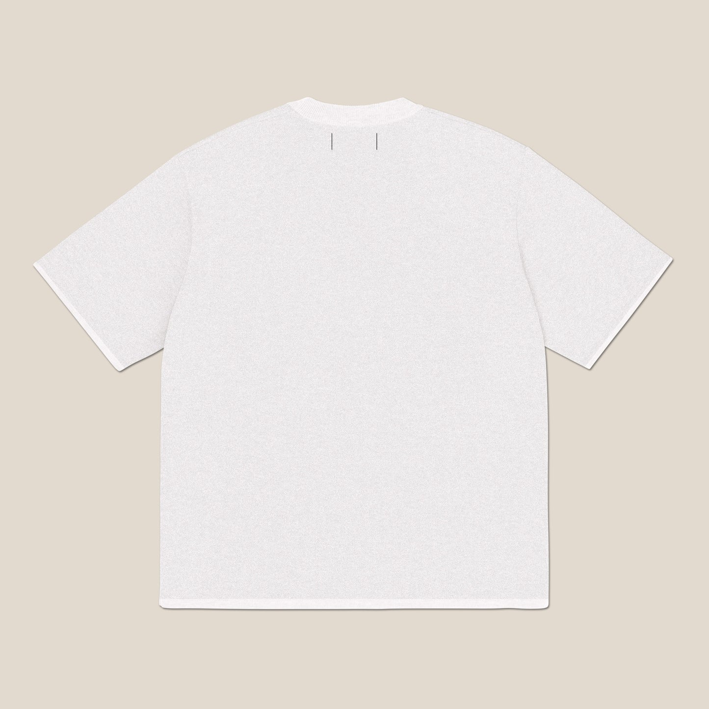 The Inverted Globe Knit Tee – Platinum