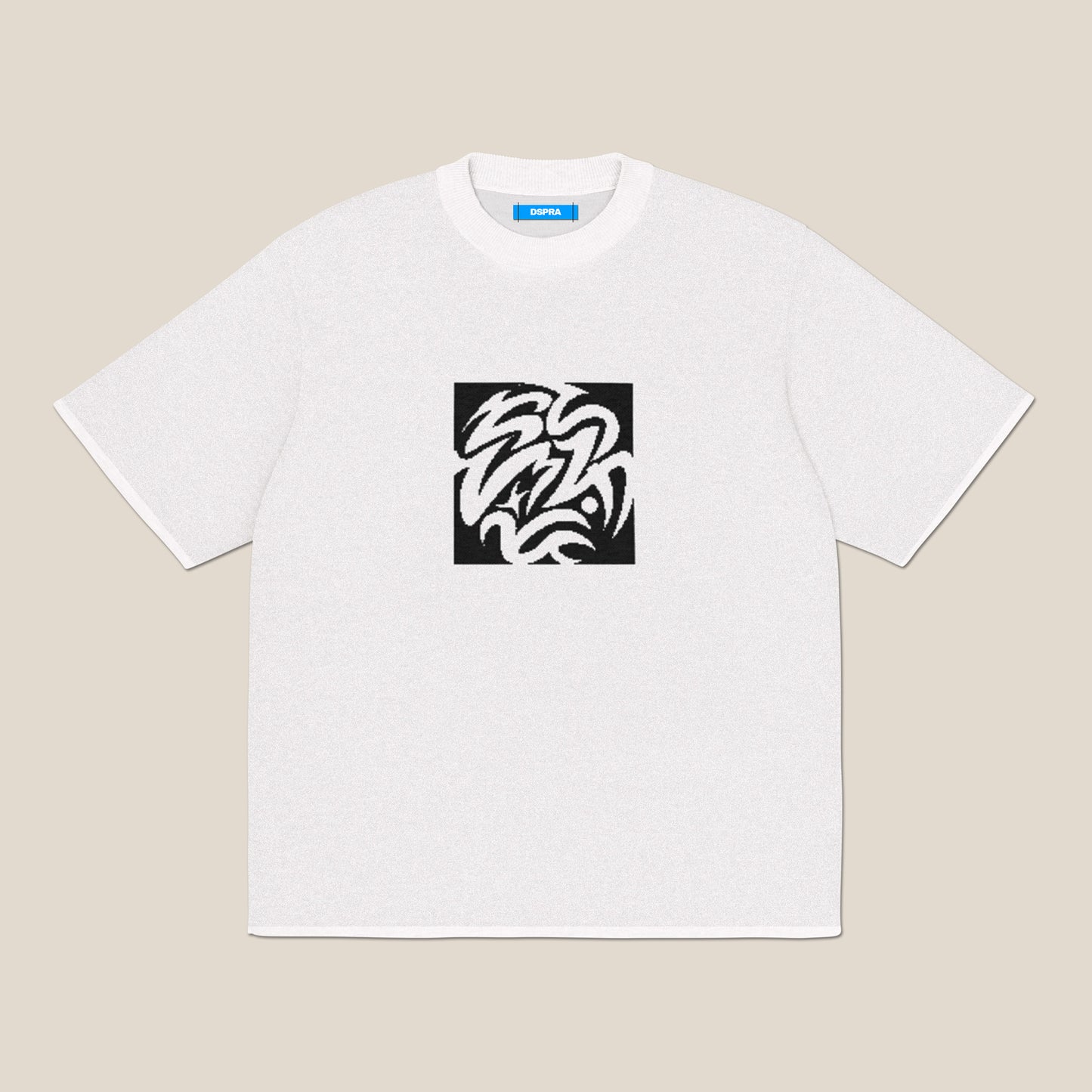 The Inverted Globe Knit Tee – Platinum