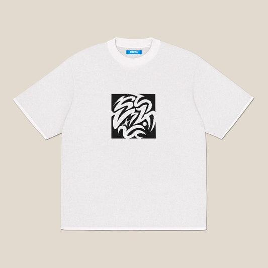 The Inverted Globe Knit Tee – Platinum
