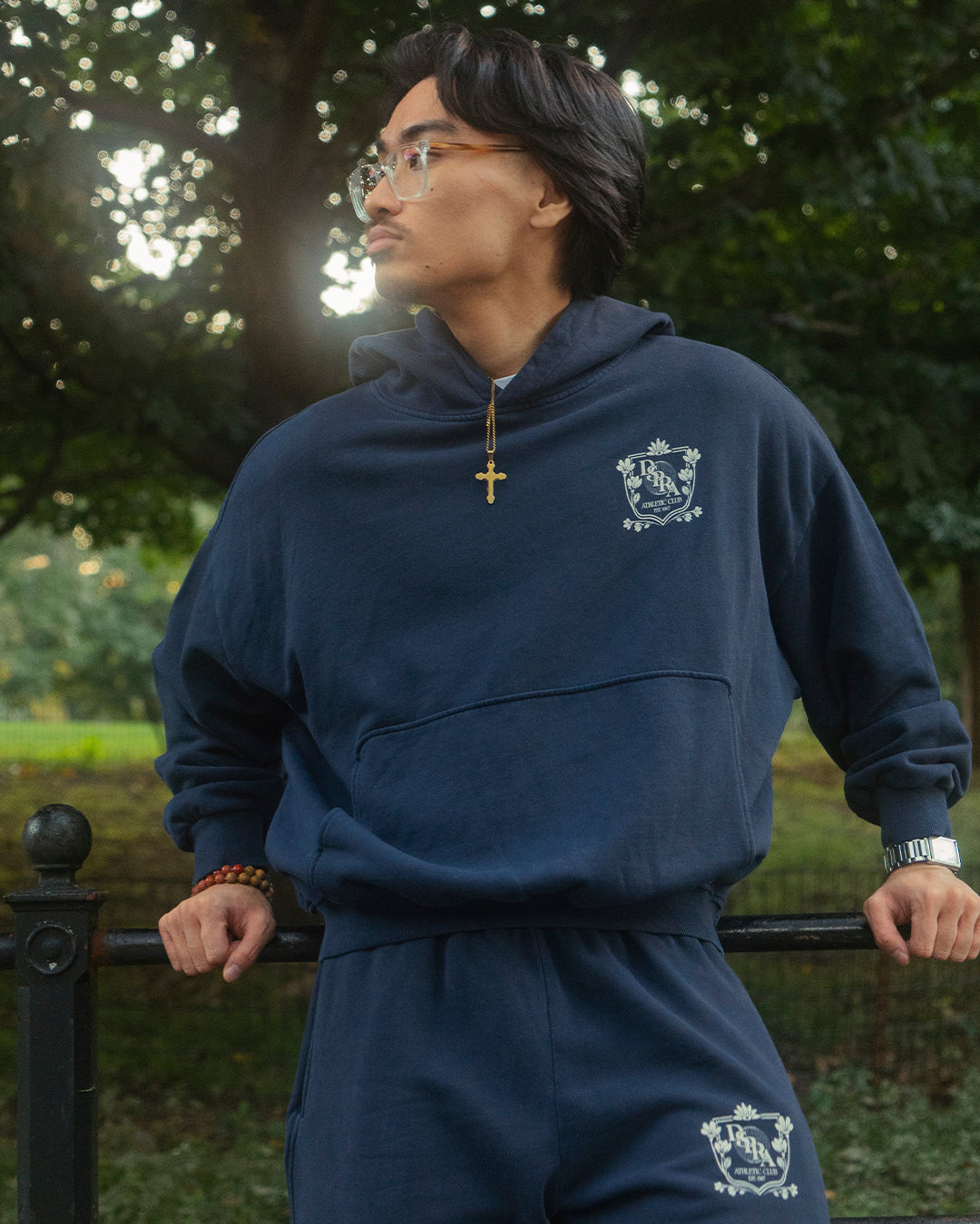The Crest Hoodie – Nautical Navy