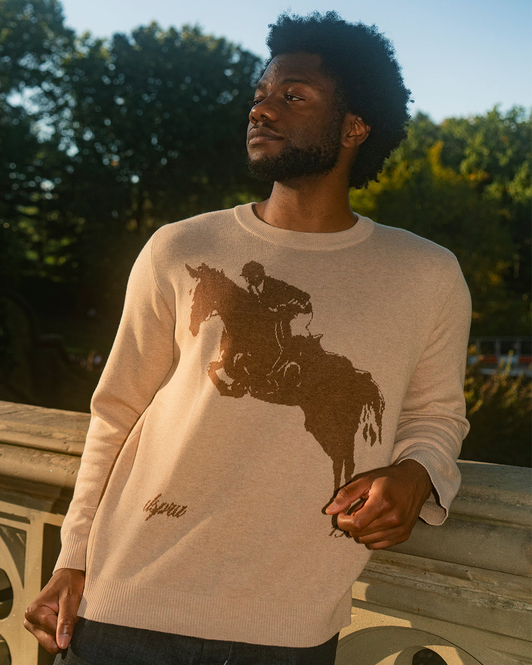 The Equestrian Sweater – Sand