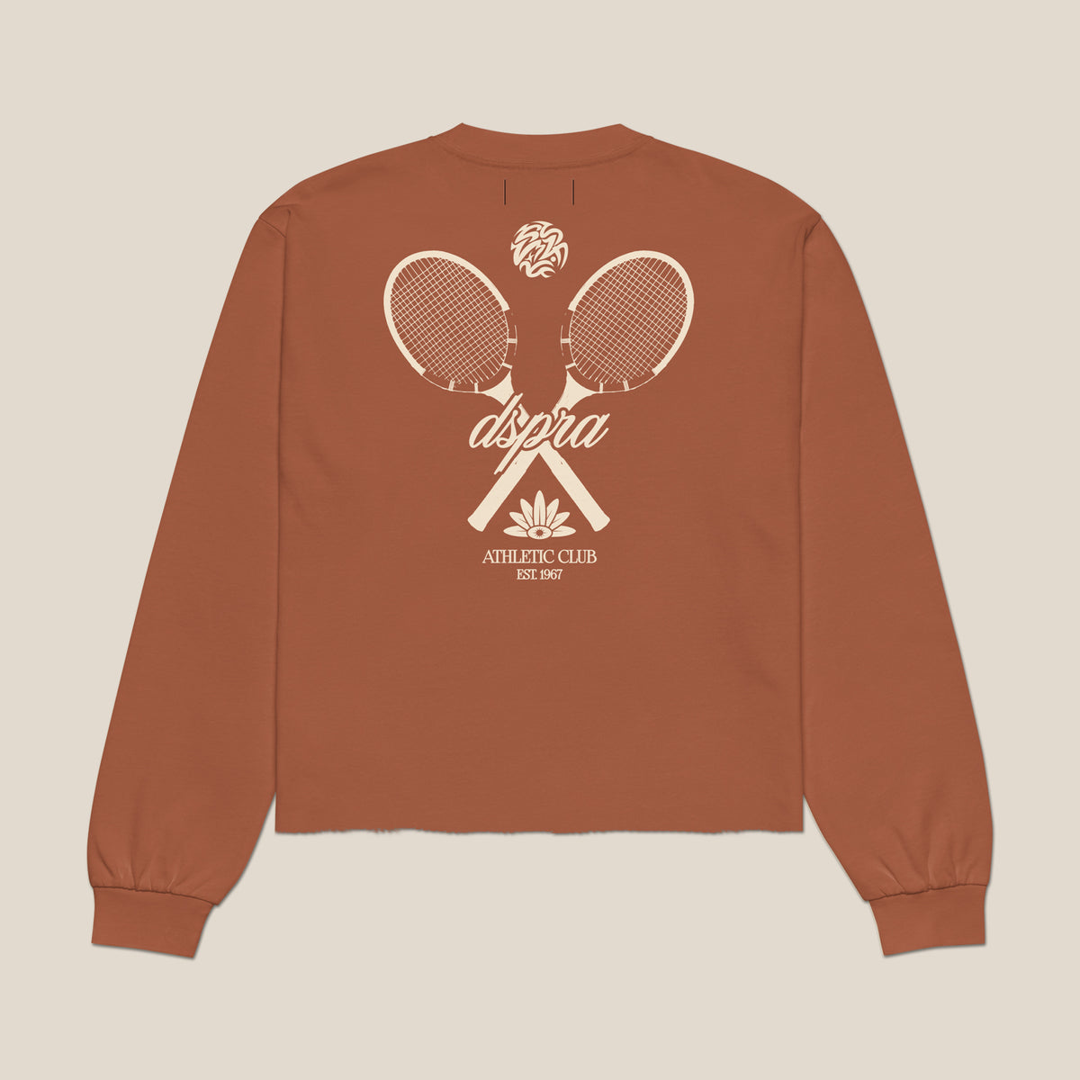 The Tennis LS Tee – Court Clay