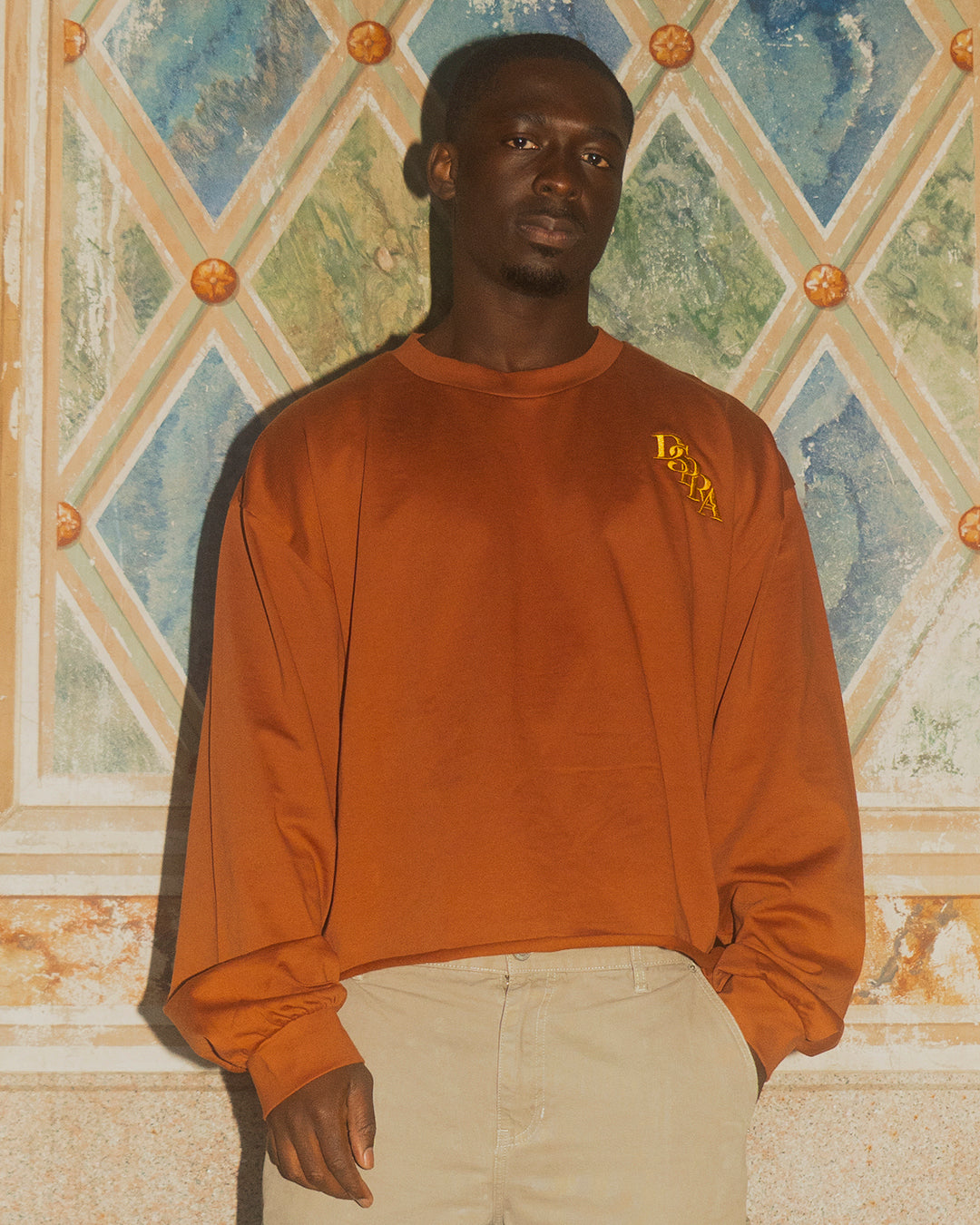 The Tennis LS Tee – Court Clay