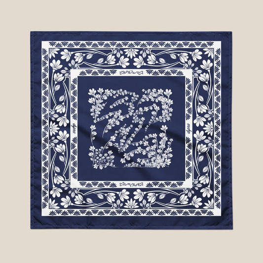 The Bandana Scarf – Deep Blue