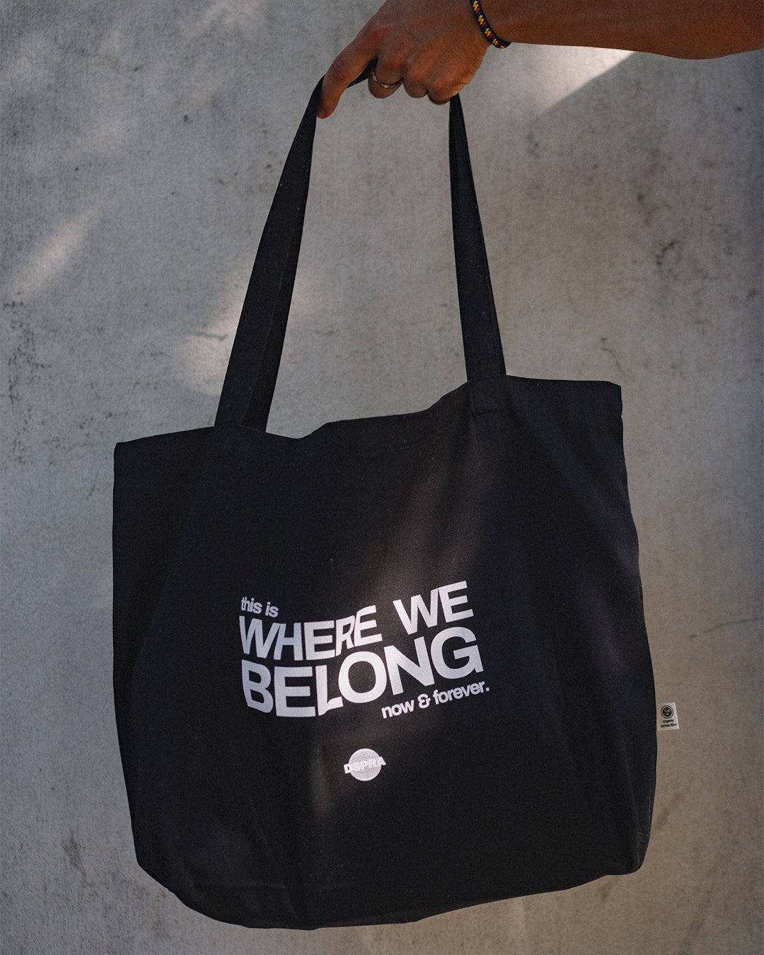 The Where We Belong Tote – Black
