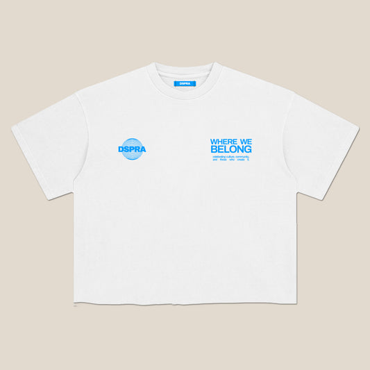 The Where We Belong Tee – White