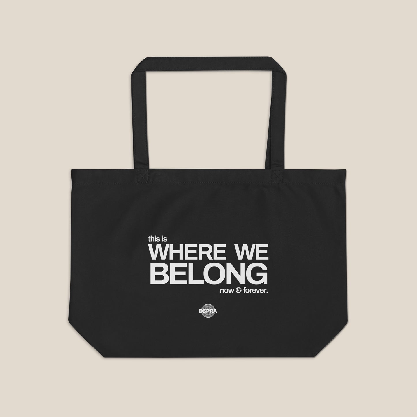 The Where We Belong Tote – Black