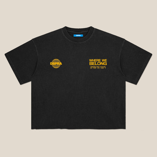 The Where We Belong Tee – Black